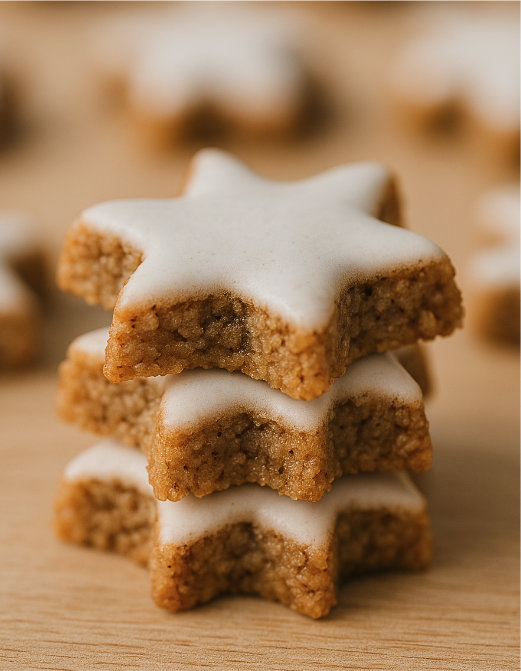 Klassische Zimtsterne: Rezept für zarte Weihnachtsplätzchen - Culineli